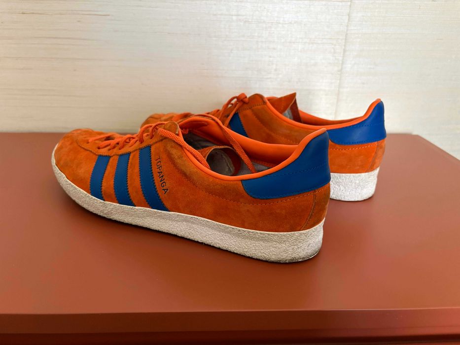 Tenis Adidas Topanga Laranja e Azuis - 48 2/3