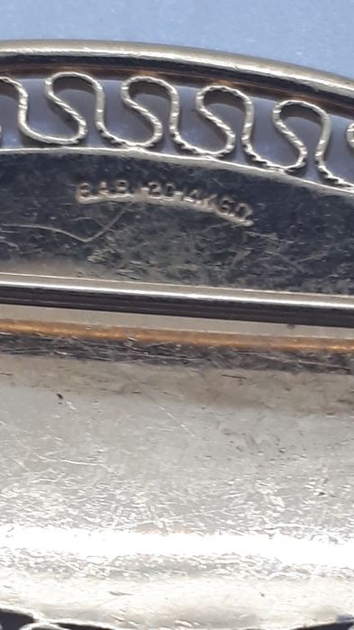 Винтажная брошь 14к.