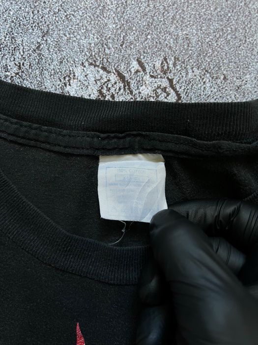 90х годов винтажный мерч Футболка рок гру Thunder Rock Band World Tour