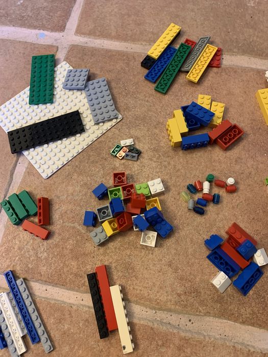 Peças de lego variadas
