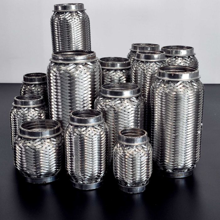 Гофра глушника, багато розмірів