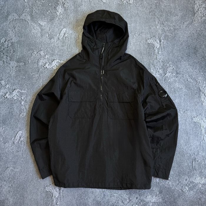 Куртка вітровка cp company authentic чорного кольору чоловіча , stone