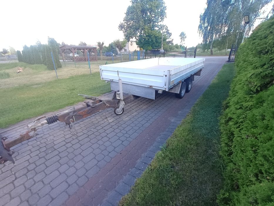 Przyczepa platforma laweta do minikoparki DMC 3500