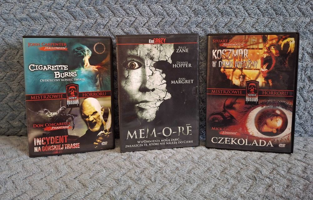 Filmy na DVD rożne rodzaje horrory/thrillery
