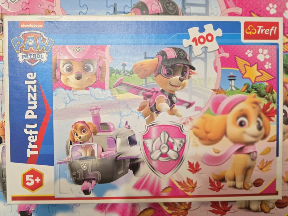 Zestaw puzzli Trefl Psi Patrol - Sky Everest Marshall Rubble