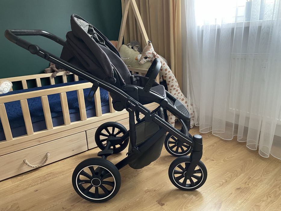Wózek 2w1 Anex M/type Dark Forest gondola / spacerówka - stan idealny