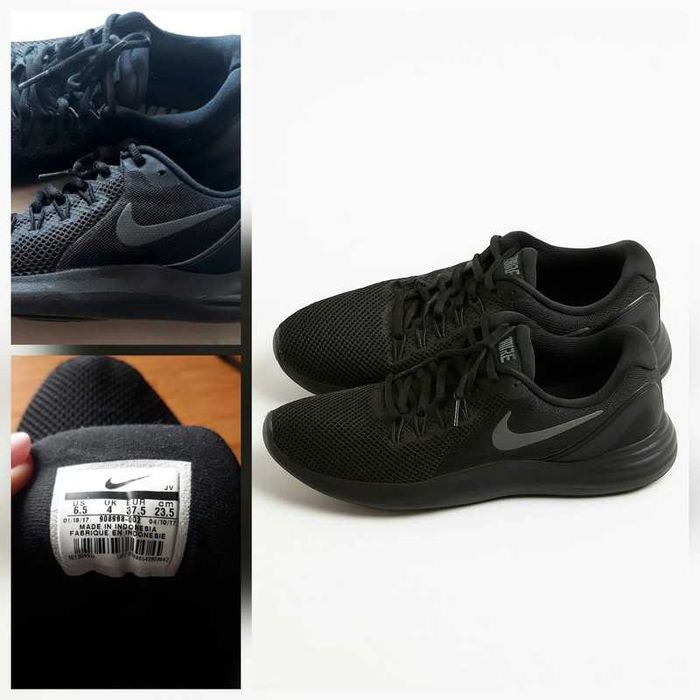 Nike czarne buty sneakersy sportowe roz.37,5
