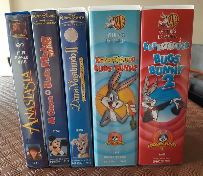 Filmes cassetes VHS Beatles Disney