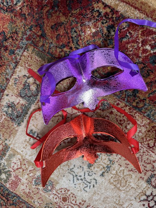 Maski karnawałowe 2 sztuki