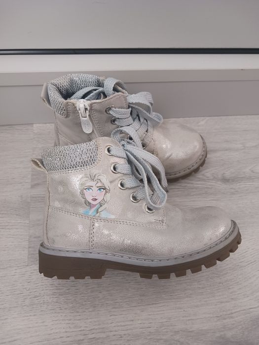 Jesienne buty Elsa trapery Frozen rozm. 25