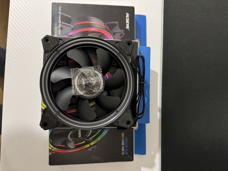 Wentylatory Alseye Halo 3.0 RGB 120mm • 3 sztuki • nowe • 99 zł