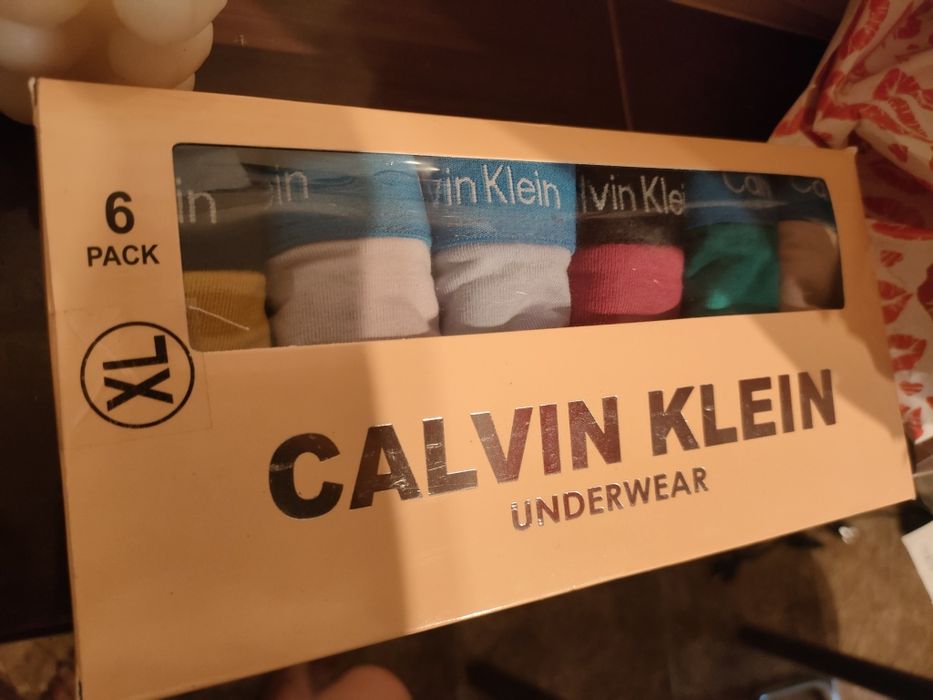 Трусики Calvin Klein 6 шт уп 
М'яка бавовняна, еластична