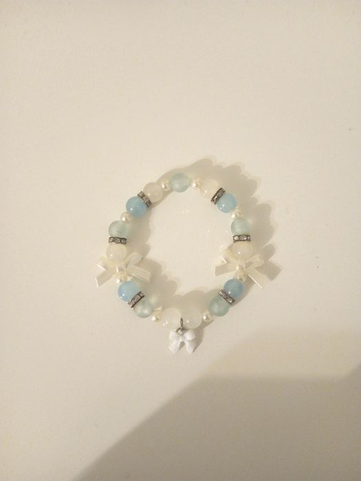 Bransoletka diy z kokardkami