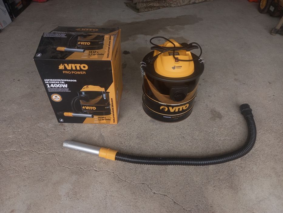 Aspirador cinzas Vito 1400 watts