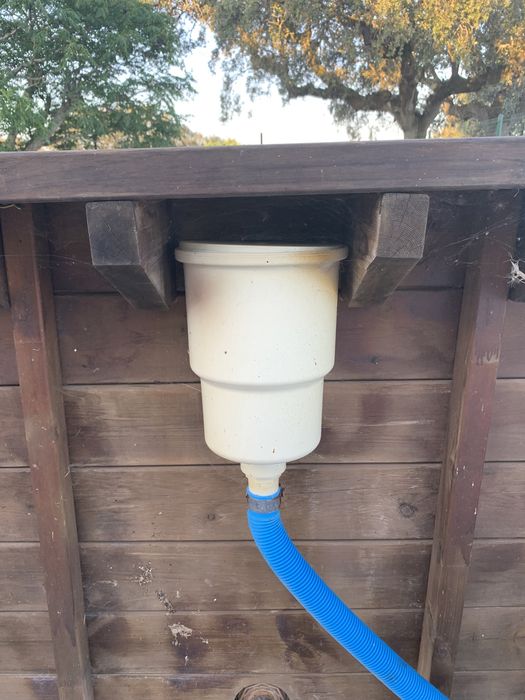 Piscina de Madeira Comino 5,63m x 3,52 x 1,24m