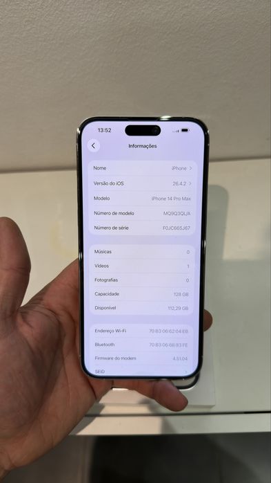 Vendo iPhone 14 Pro Max Impecável