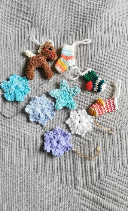 Ozdoby świąteczne na choinkę handmade, dekoracja