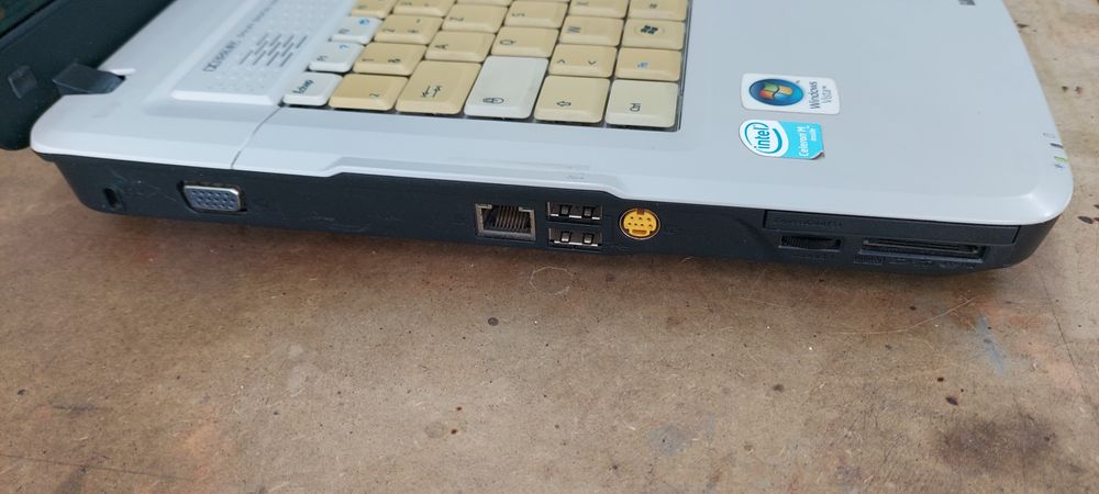 Computador a funcionar