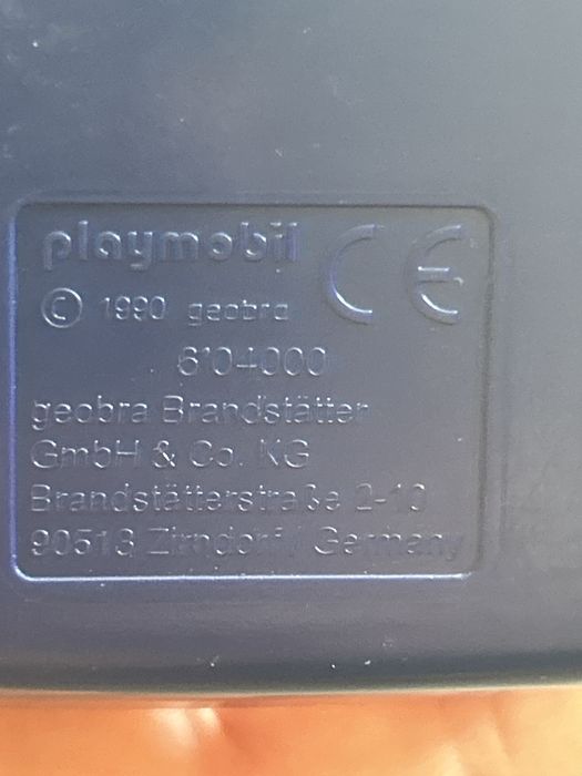 Boneco e barco Playmobil antigo made in germany