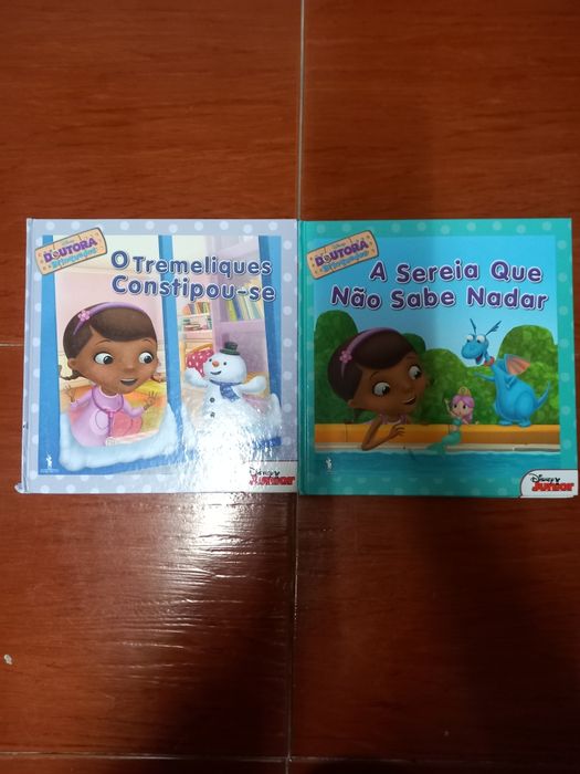 Lote 2 Livros Disney Junior "Doutora Brinquedos" (Capa Dura)