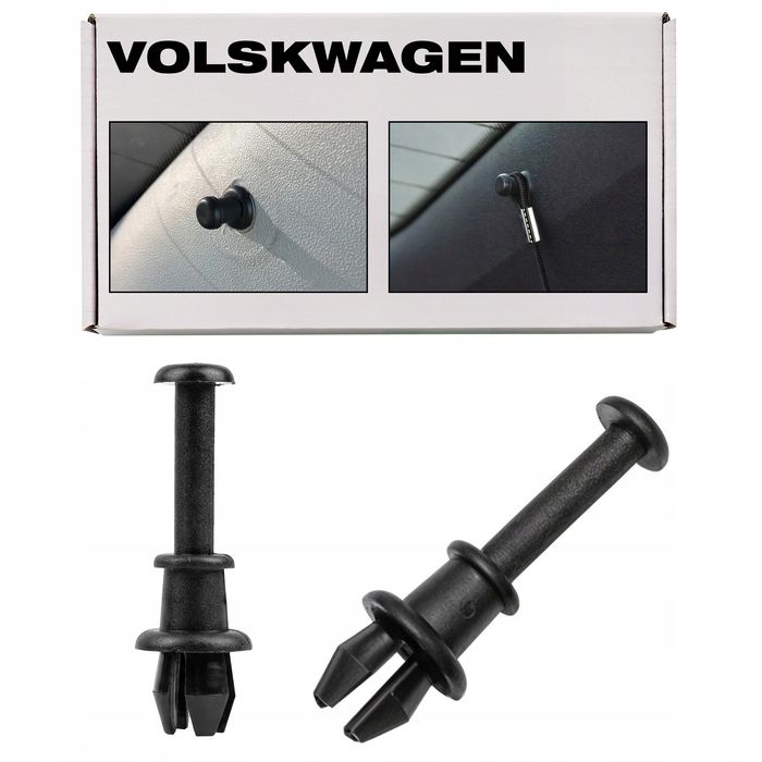 mocowanie tylnej półki spinka klips kołek komplet 2 sztuki volskwagen