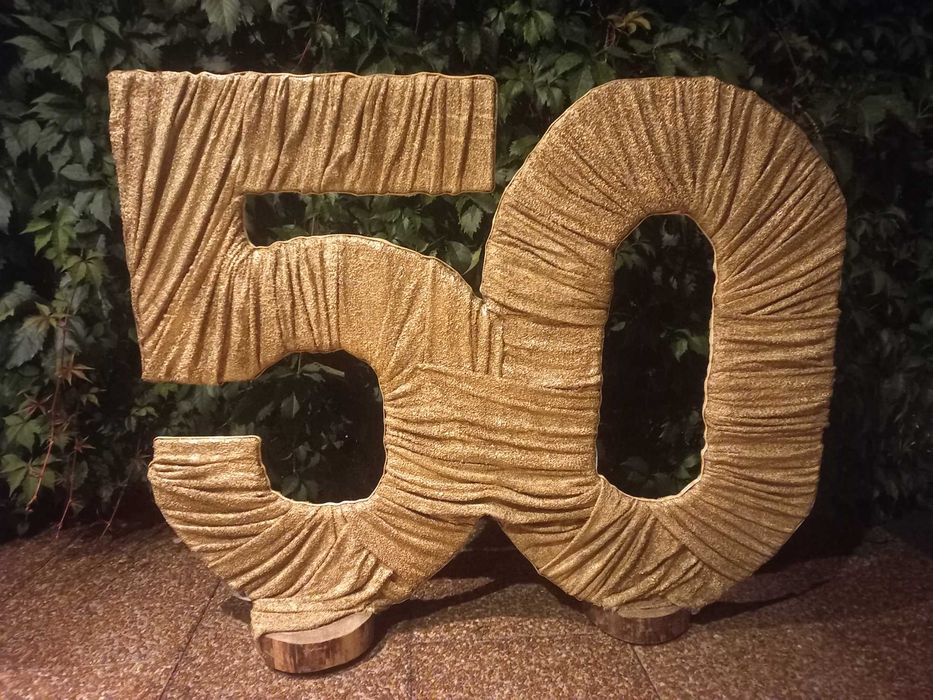 50 Cyfra dekoracyjna z ledami