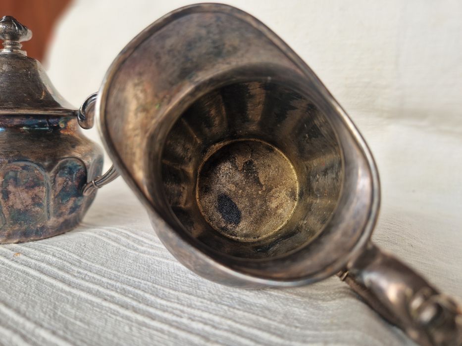 Conjunto Forbes S.P. Co. USA – Leiteira e Açucareiro com Tampa (656)