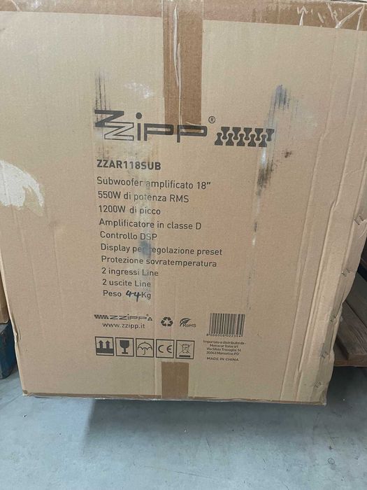 Subwoofer ativo 18", 1200W