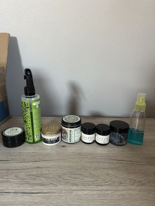 Zestaw kosmetyków slickhaven rarecraft layrite , acid techno. Pomady , glinki