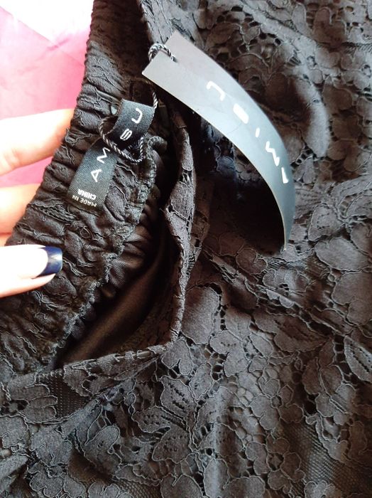 Кружевні чорні шорти