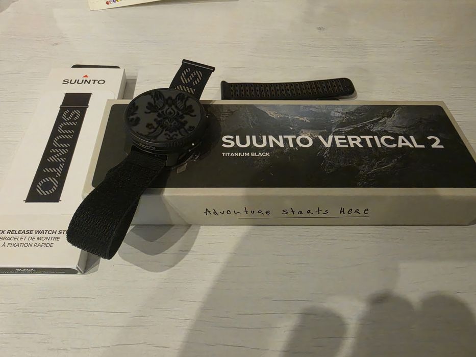 Suunto Vertical 2 Titanium Black z gwarancją i dodatkiem.