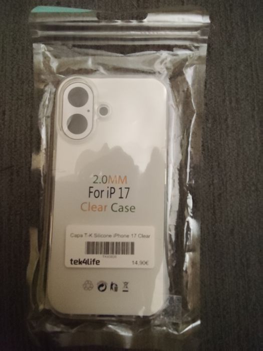Capa iPhone 17 transparente