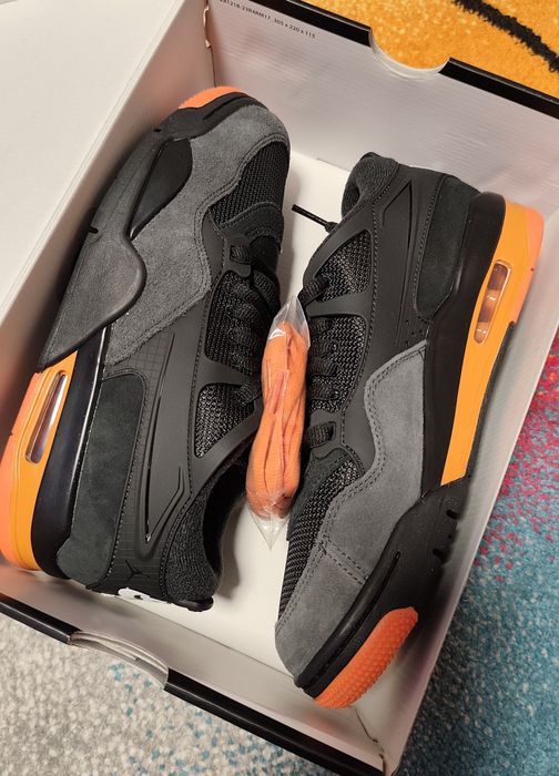 Мужские кроссовки AIR JORDAN 4 RM BLACK / STARFISH