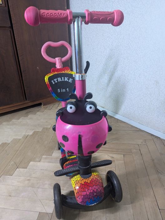 Самокат з ручкою