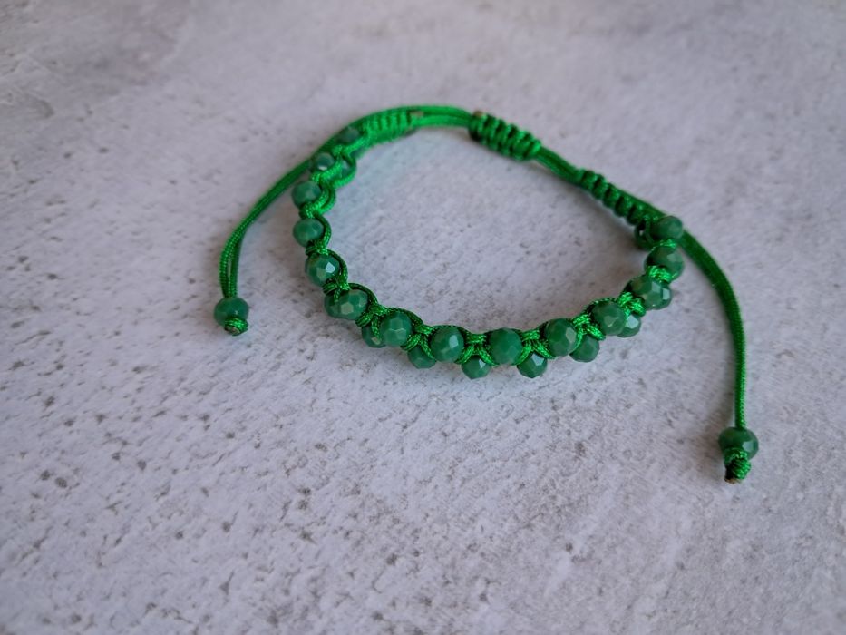 Bransoletka, zielona bransoletka