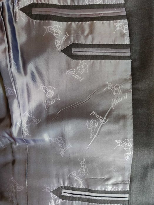 Brioni костюм классический мужской ручной работы (Графит) 5