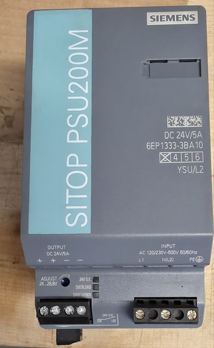 Zasilacz SIEMENS SITOP PSU200M 6EP1333-3BA10
iP 6EP1333-3BA10