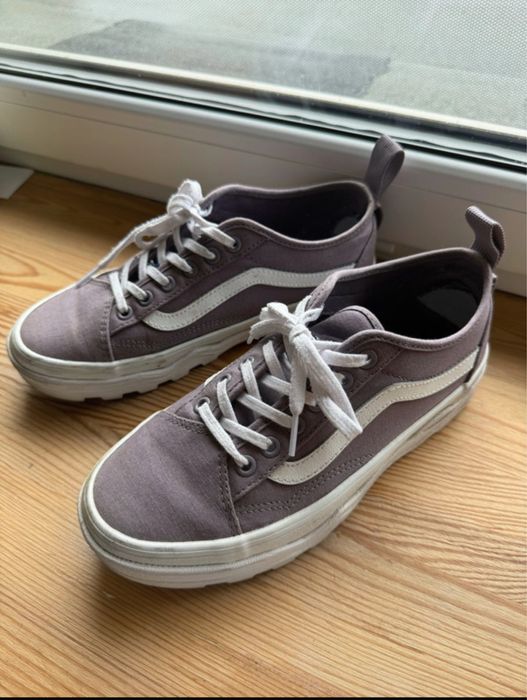 Trampki buty vans old school 38/39 fioletowe platforma