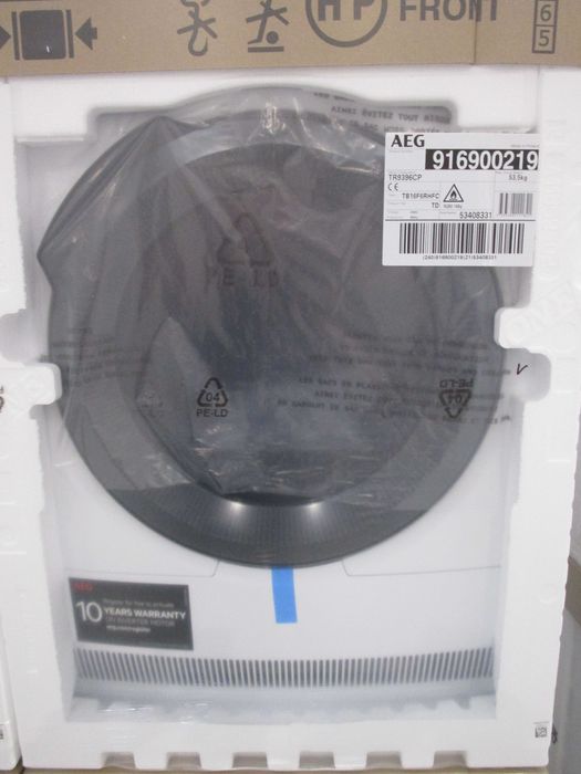 TR9396CP
Suszarka z pompą ciepła 9000 AbsoluteCare® Plus 9 kg NOWA