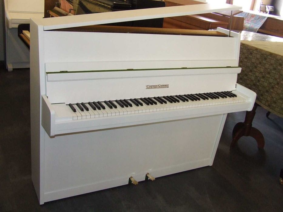 Pianino Grotrian Steinweg mod 110, białe, made in Germany