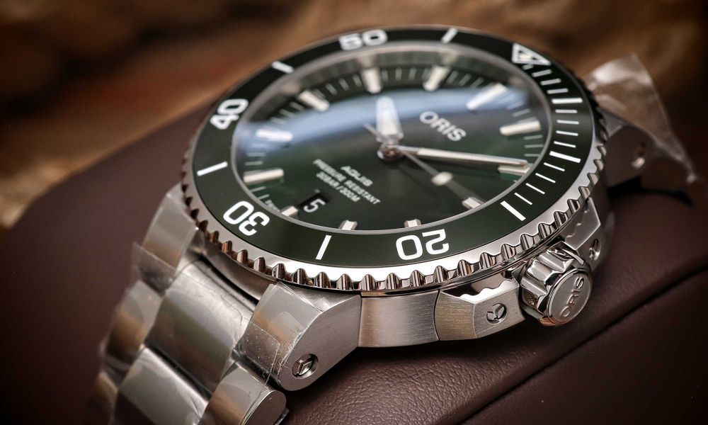 Oris Aquis Automatic 01.733.7730.4157-07.8.24.05PEB Zielony Diver