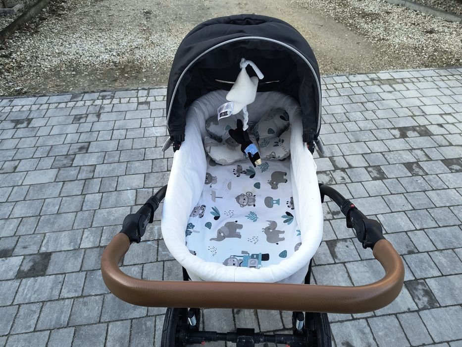 Wózek 3w1 Basic Plus Grey Fox na gwarancji