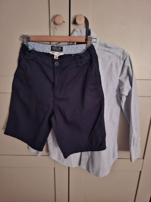Koszula chlopięca Ralph  Lauren roz. 152/158 i spodenki H&M 158 komplet