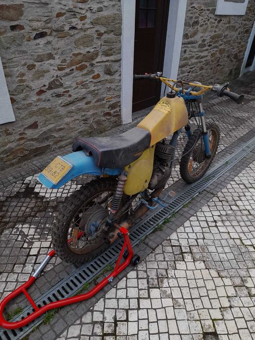 velocípede com motor casal de 5 velocidades adaptado para cross