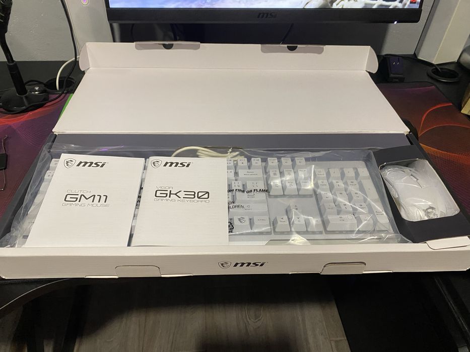 Клавіатура + мишка MSI vigor GK30 combo GM11 GM30