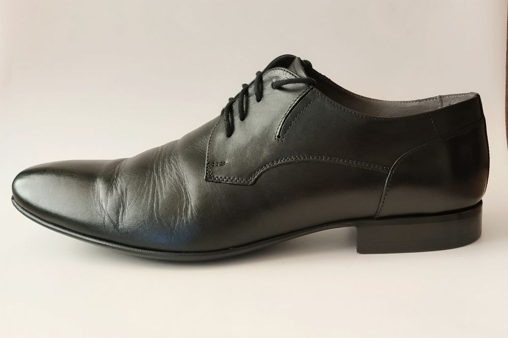 Półbuty męskie skórzane