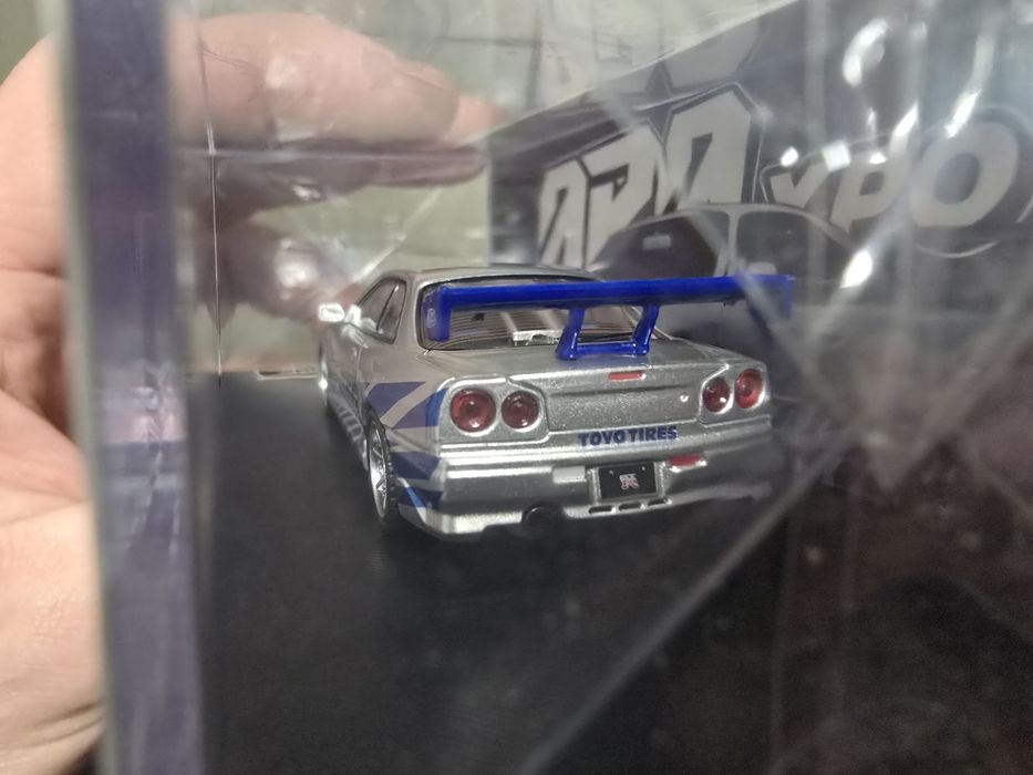 Nissan GT-R R34 C-West 1:64 Fast & Furious Szybcy i Wściekli Brian