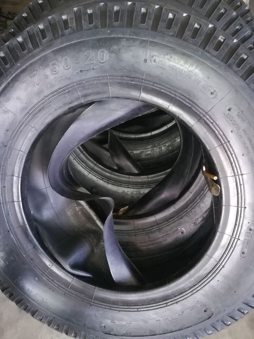 Pneus Novos 750-20 C/ Câmara e Cinta