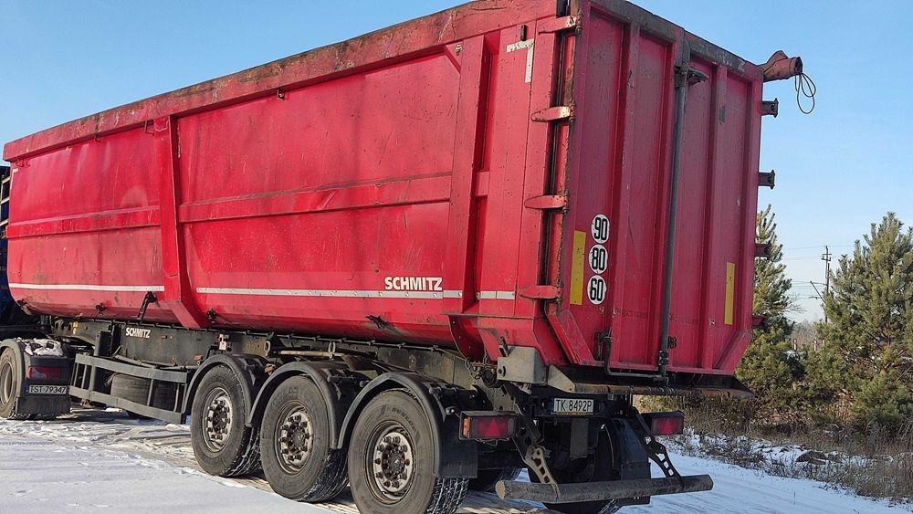 Naczepa wywrotka do złomu