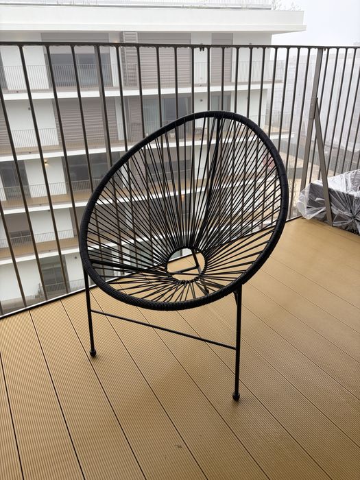 Cadeira Acapulco em Preto - Nova